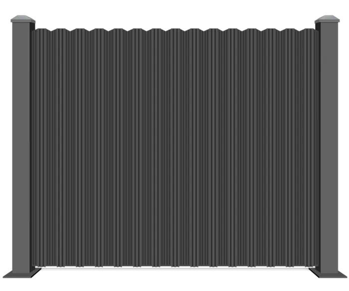 Aluminum privacy fence