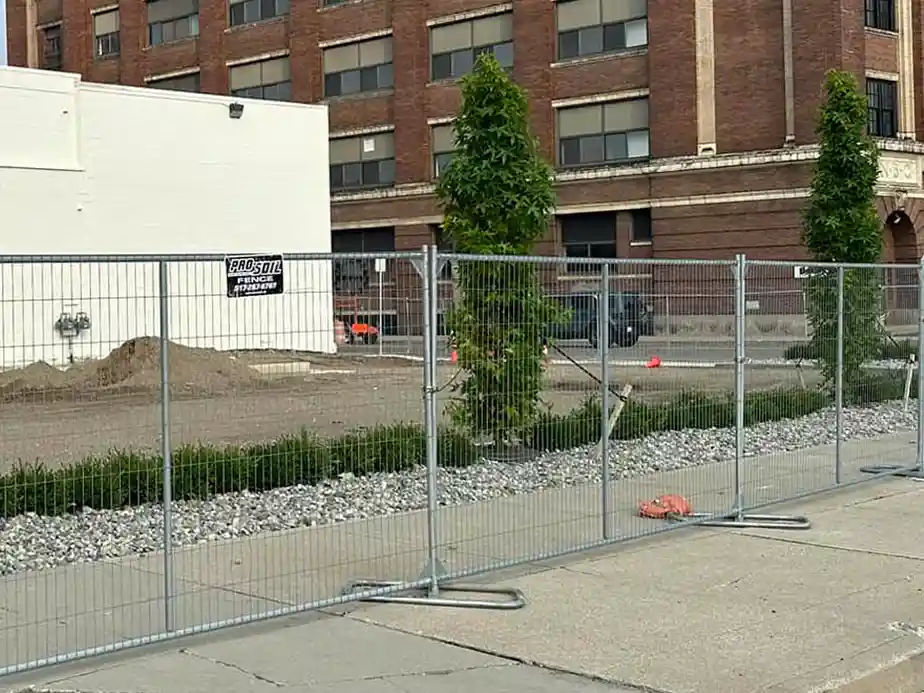 Temporary fence panels