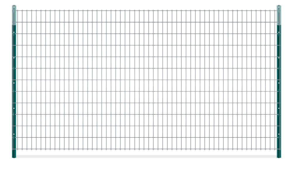 Wire Mesh T-post fence with H-brace for farms in the area.