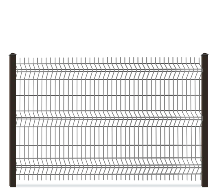 Welded wire anti-climb fence