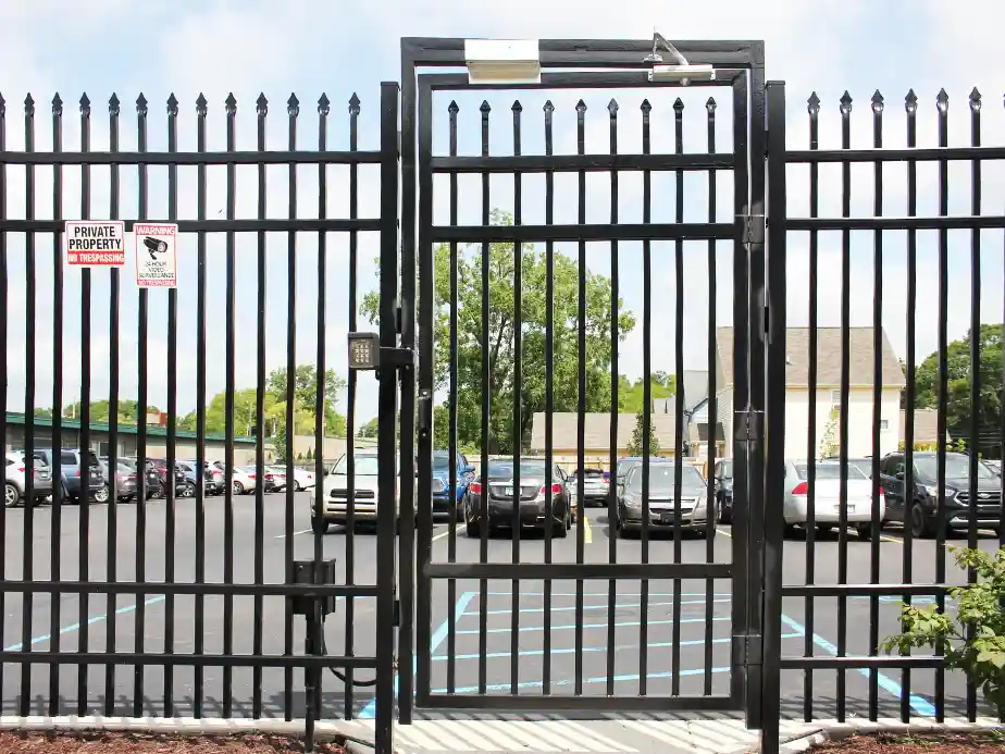 High-security anti-climb fence installation