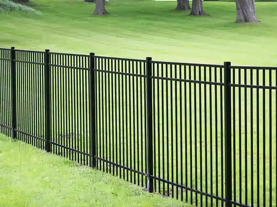 Aluminum and ornamental fence installation