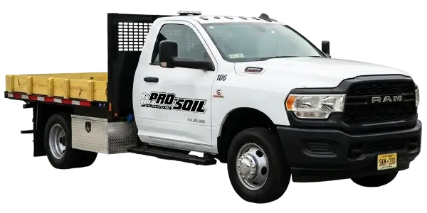 Pro-Soil Site Services fence company truck